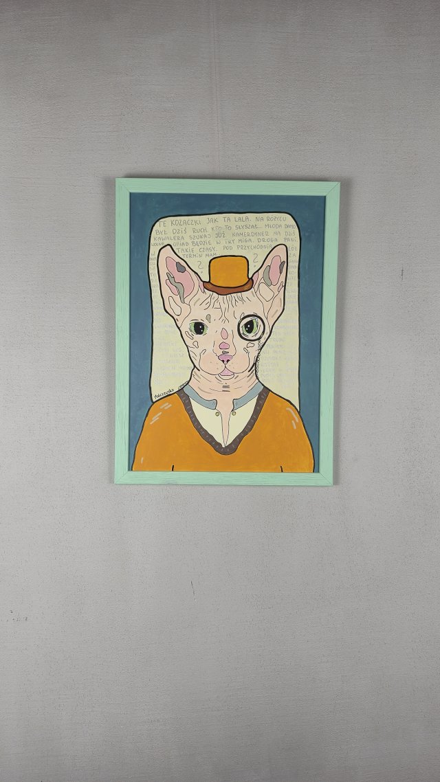 Obraz - KOT SPHINX - A3