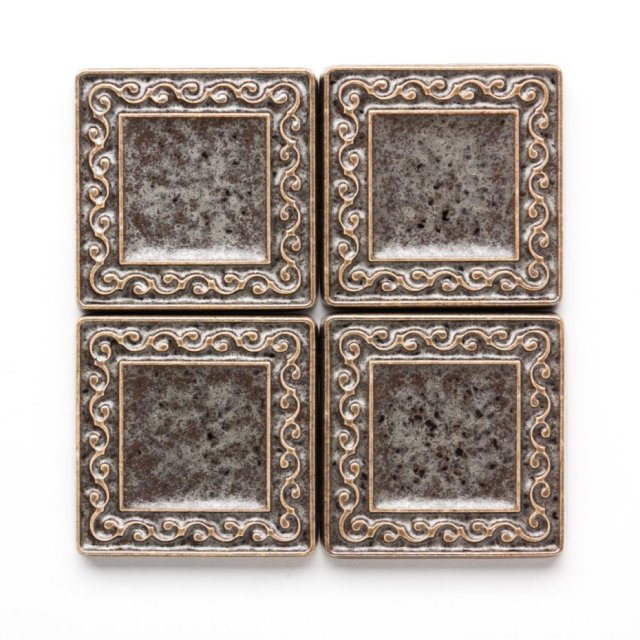 Kafle VIVACE złoto-brązowe, 5cm x 5cm