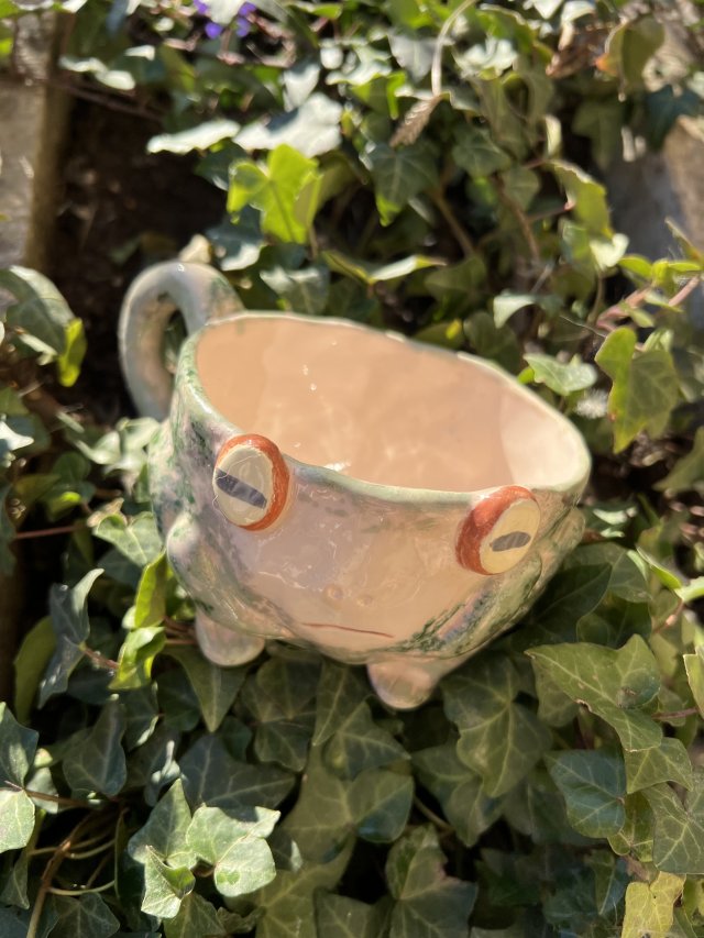 Wesoły kubek z żabką – idealny prezent, ok. 350 ml