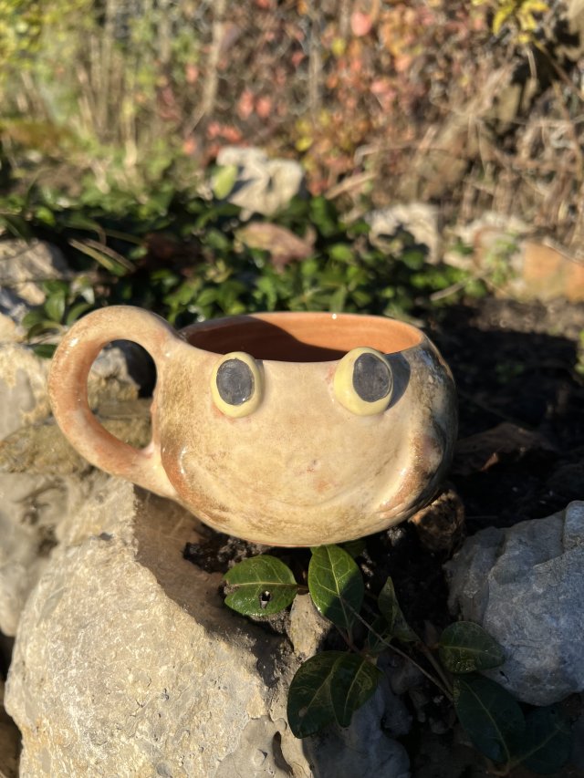 Wesoły kubek z żabką – idealny prezent, ok. 350 ml