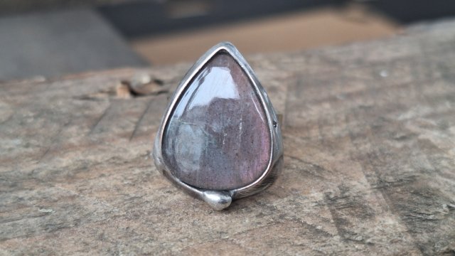 Lekki róż - pierścionek regulowany