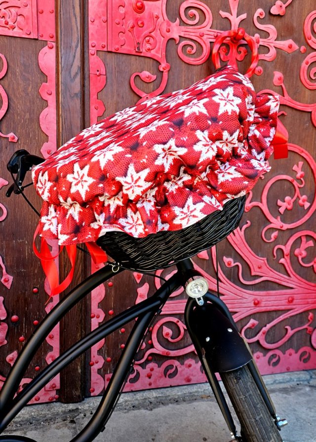 pokrywka do kosza SWETER ŚWIĄTECZNY