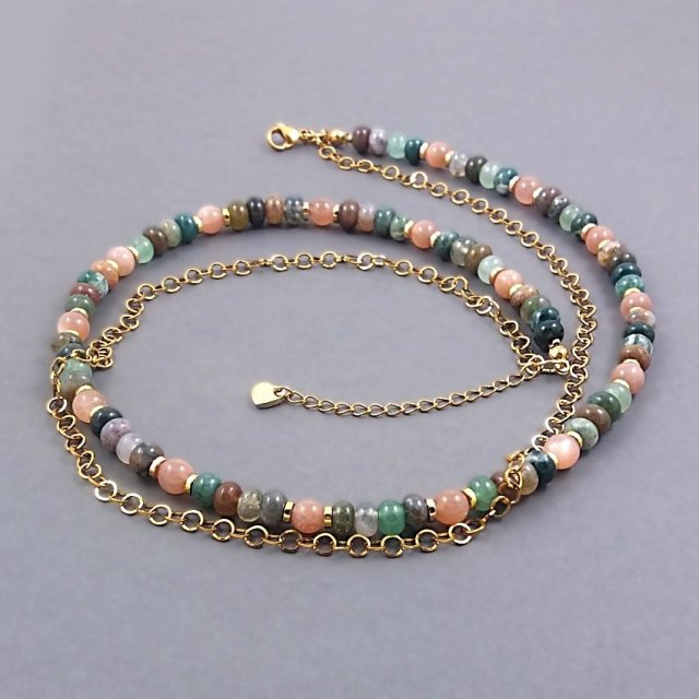 Naszyjnik w barwach natury