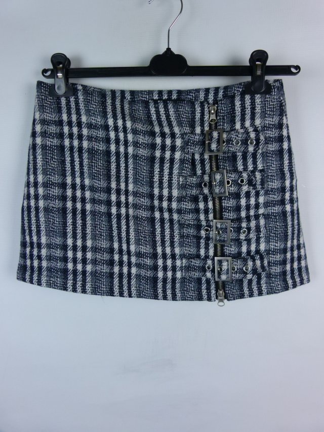 Nikita spódnica mini w kratę z wełną / 10 - 38
