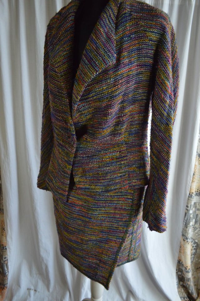 wełniany kolorowy komplet