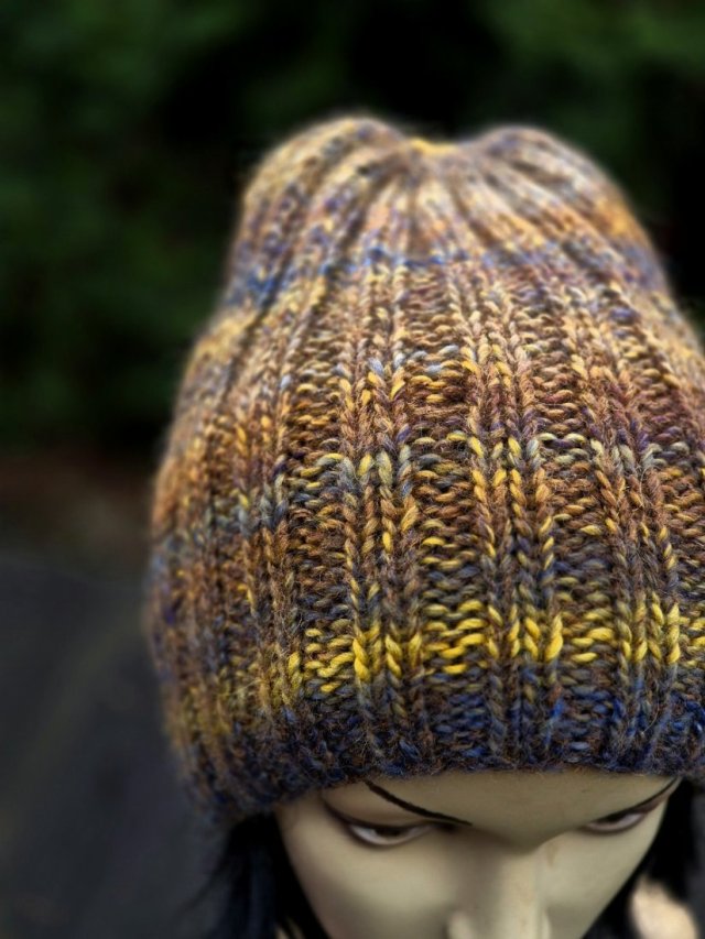 jesiennie / czapka z jedwabiem