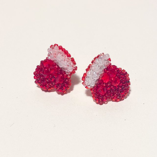 Kolczyki świąteczne rękawiczki