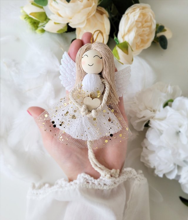 Aniołek na choinkę