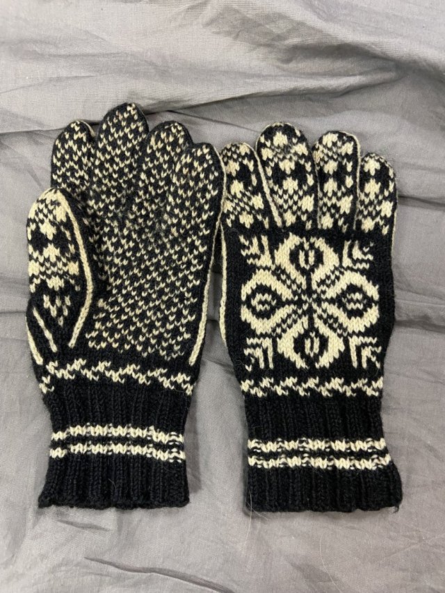 wełniane rękawiczki