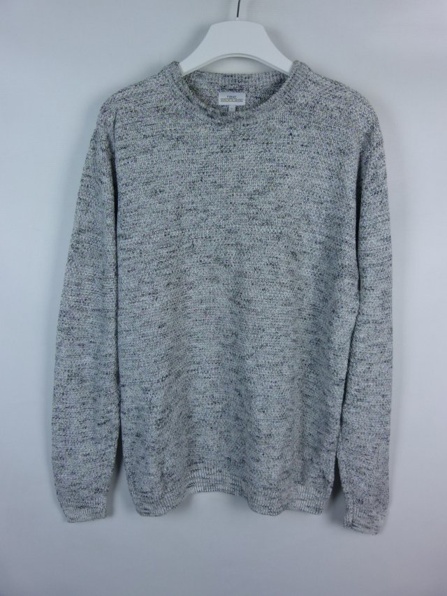 Next męski melanżowy sweter bawełna akryl  / L