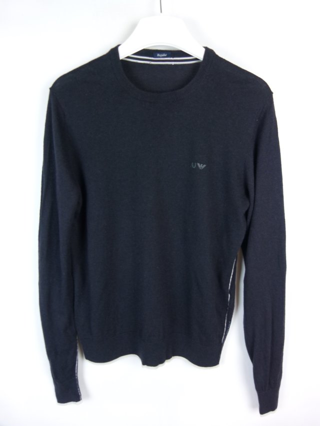 Armani Jeans cienki wełniany sweterek / M