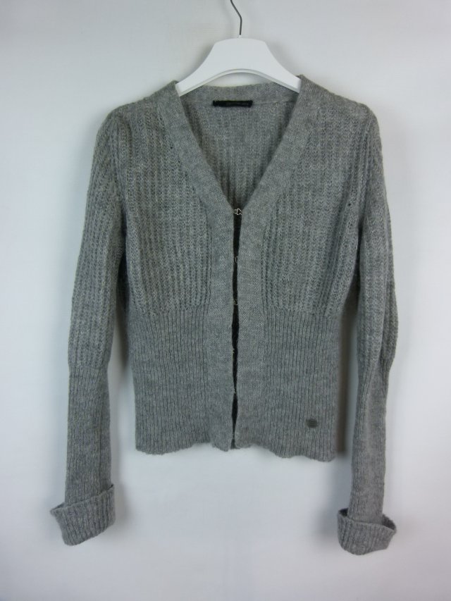 Calvin Klein sweter kardigan z moherem / M