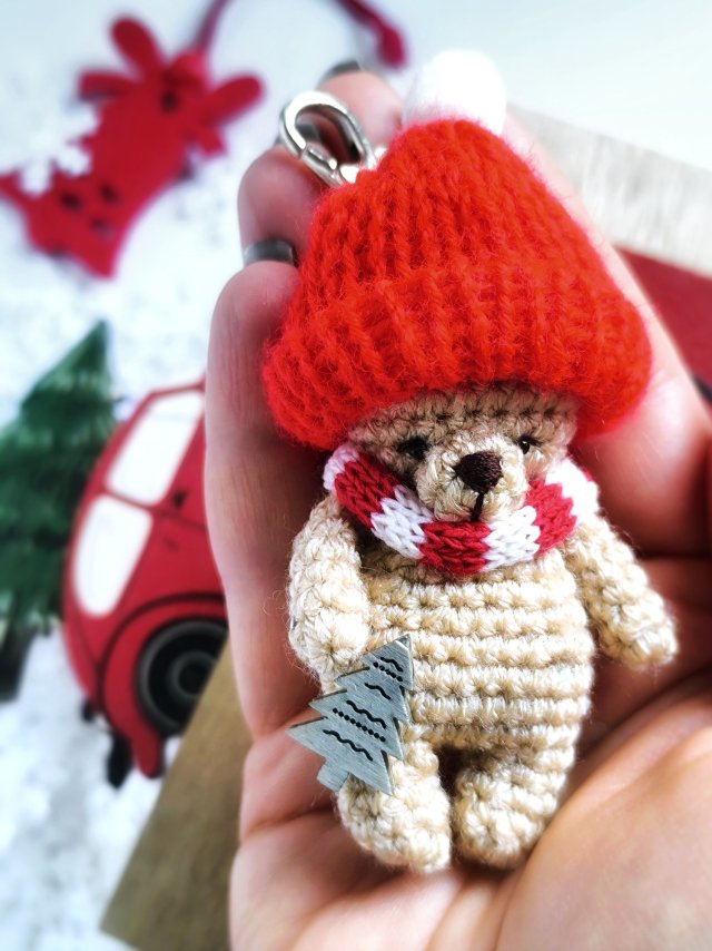 Breloczek Miś Miki/ zawieszka na choinkę