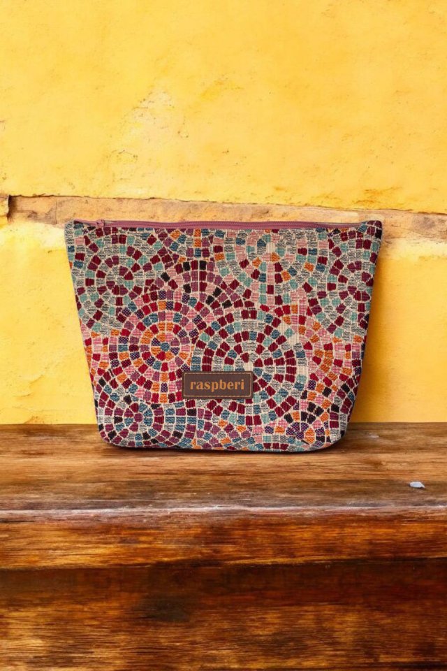 Żakardowa kosmetyczka MAXI