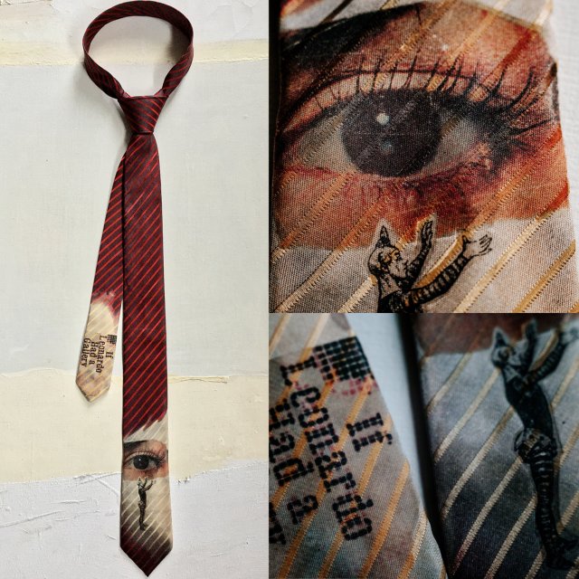 Jedwabny krawat OKO  dla niej lub dla niego