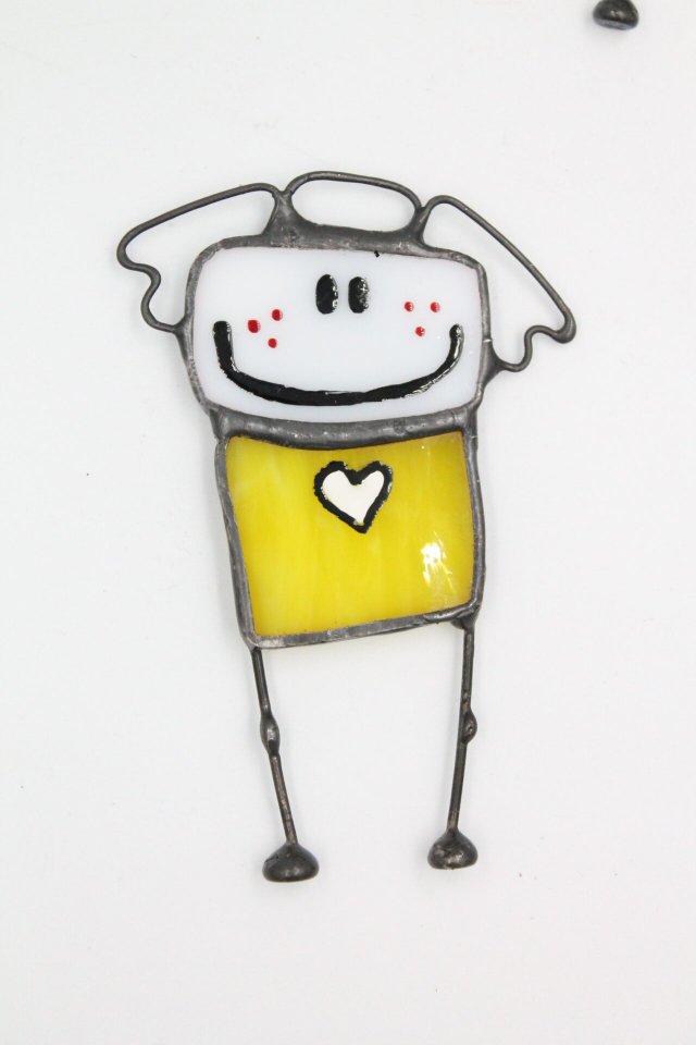 Zabawny magnes na lodówkę – Aniołek Anusiak