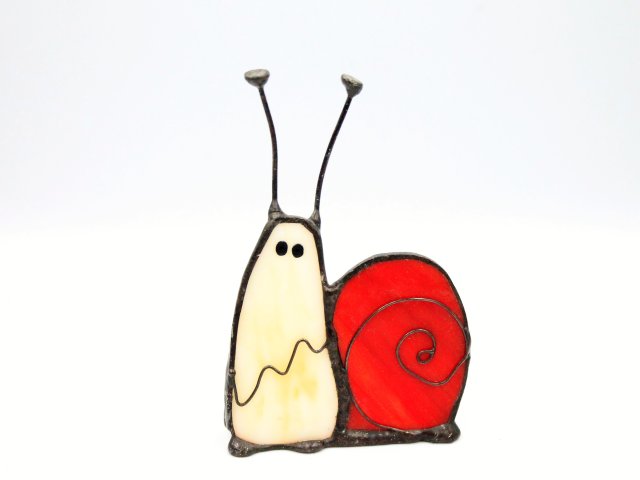 Ślimak – witrażowy bibelot dla Ogrodnika