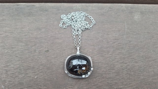 Kwarc dymny - wisiorek