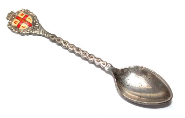 KOLEKCJONERSKA Platerowana łyżeczka HERB England