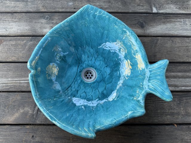 Um75 umywalka duża ryba