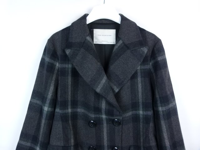 Zara Woman wełniany płaszcz jesionka / M mex. 28