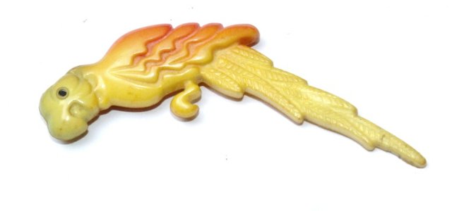 PAPUGA broszka vintage