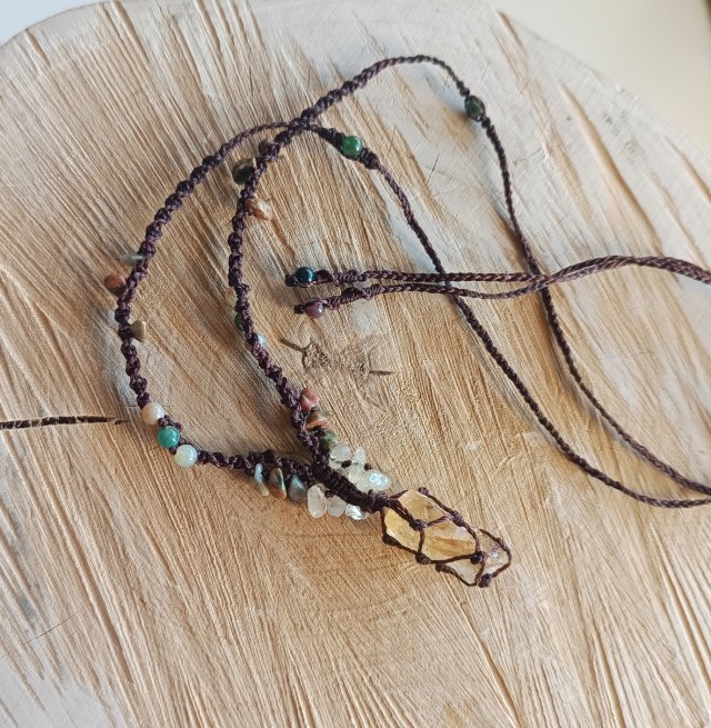 Naszyjnik z cytrynem