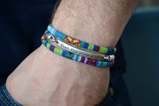 BRANSOLETKA "LIVE THE MOMENT" AZTEQ