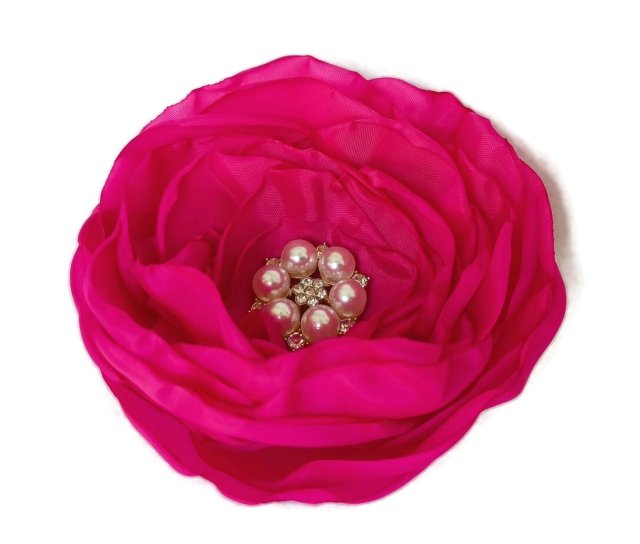 Broszka fuksja 8cm