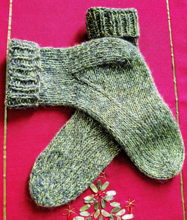 skarpety robione ręcznie