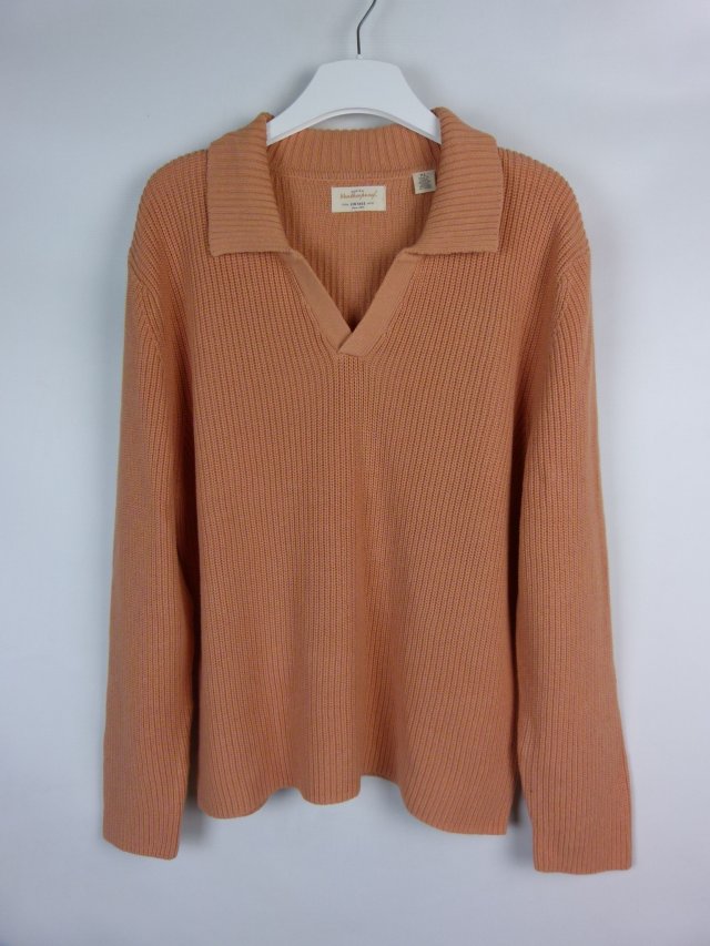 Weatherproof Vintage sweter bawełn morelka / XL