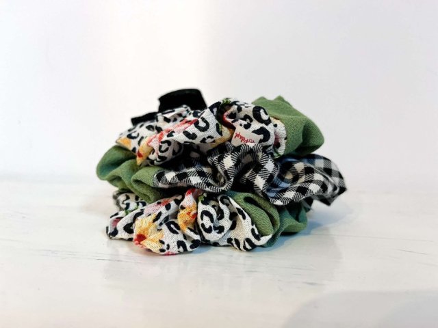 Zestaw Patchworkowych gumek do włosów