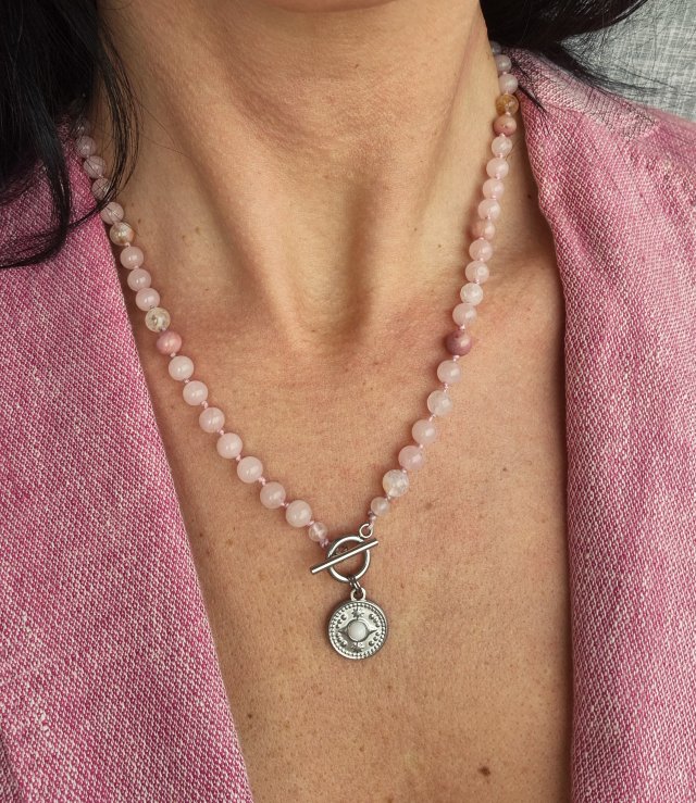 naszyjnik z czarnego turmalinu