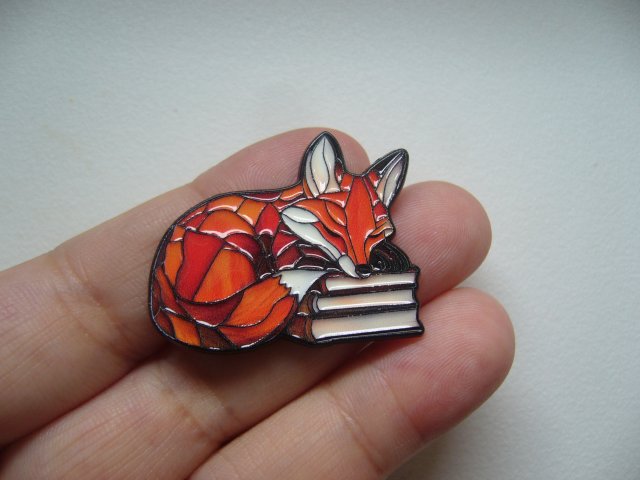 PIN PRZYPINKA BROSZKA LIS