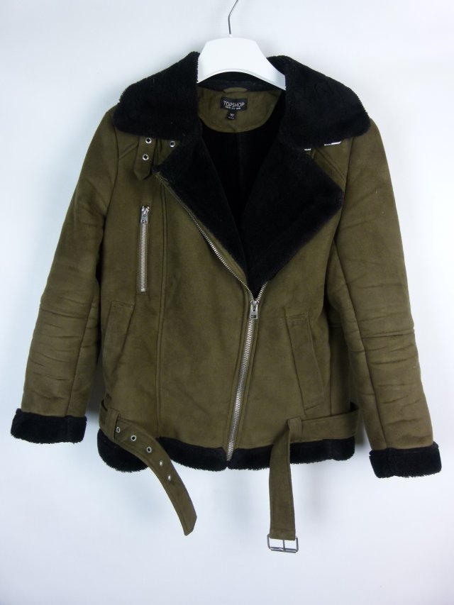 New Look zamszowa kurtka na futerku 8 / 36