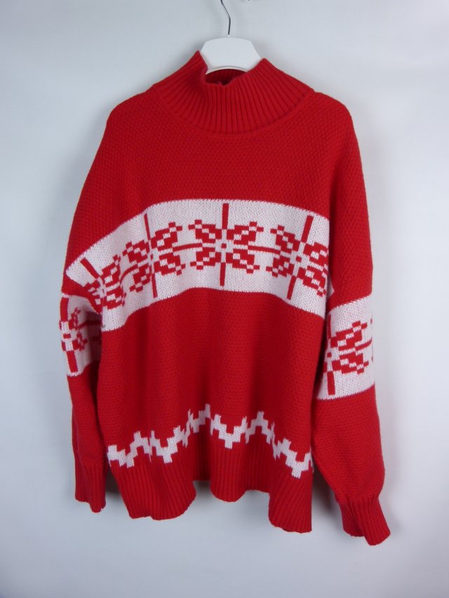 Boohoo grubszy sweter z golfem półgolf 52 / 54