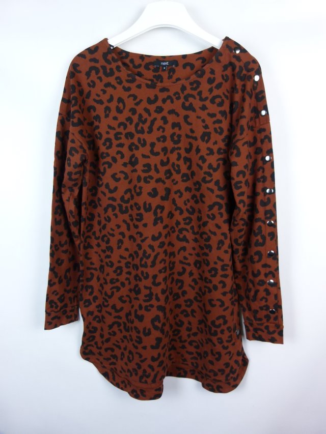 Next bawełniana dresowa tunika w panterkę 16 / 44