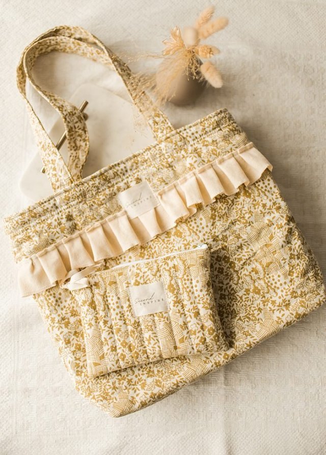 Torba i kosmetyczka japońskie wzory