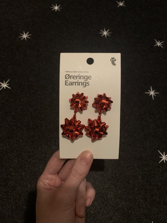 Nowe  świąteczne kolczyki gwiazdki