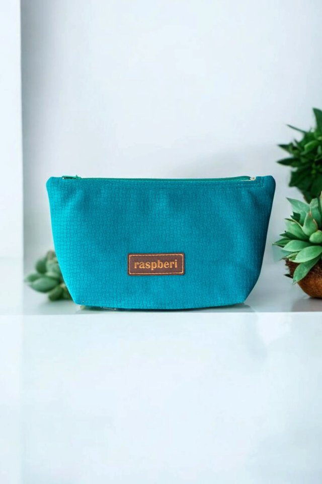 Turkusowa kosmetyczka MIDI