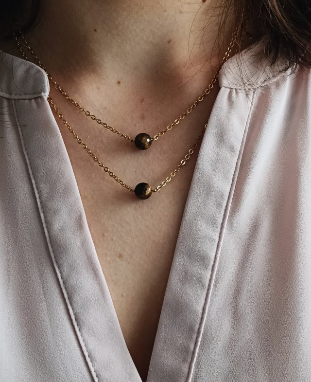 Łańcuszek z tygrysim okiem