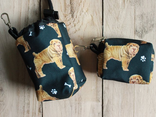 Zestaw saszetka na smaczki i woreczki # sharpay