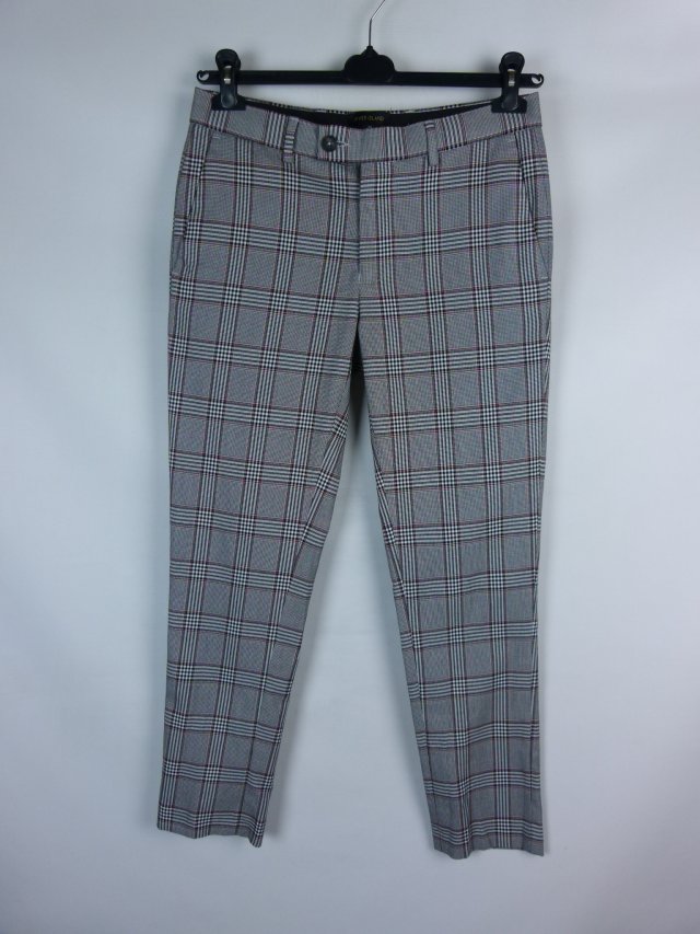River Island skinny eleganckie spodnie kratka 30 / 32 - S
