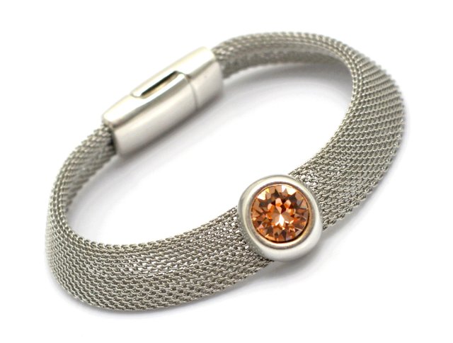 bransoletka MAGNETOOS METALOO CRISTAL PEACH