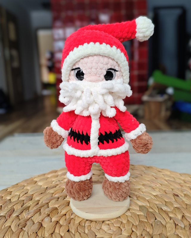 Szydełkowy Mikołaj