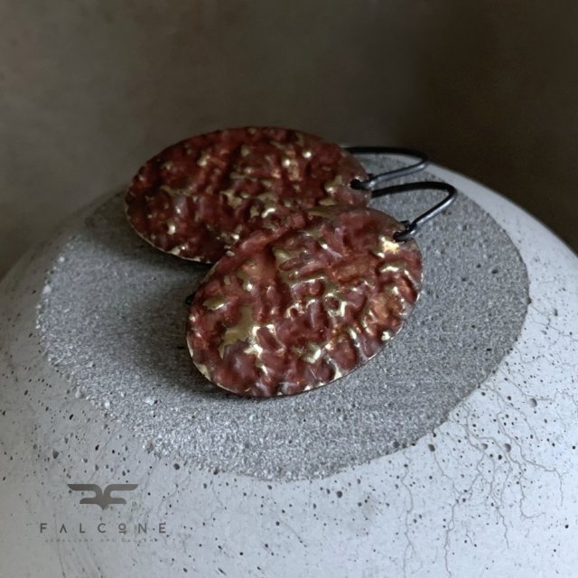 Kolczyki Marsala & Gold Dust