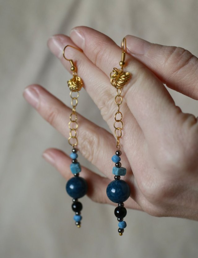 Długie kolczyki boho