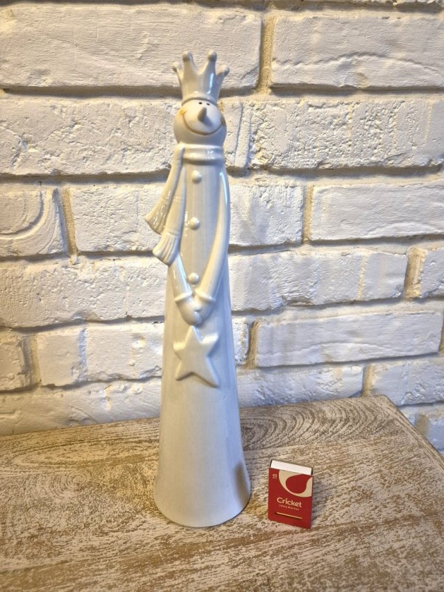 Ceramiczna figurka świąteczna