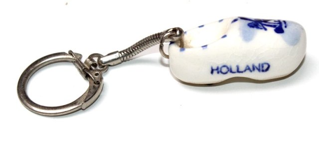 HOLLAND ceramiczny BRELOK chodak sabot