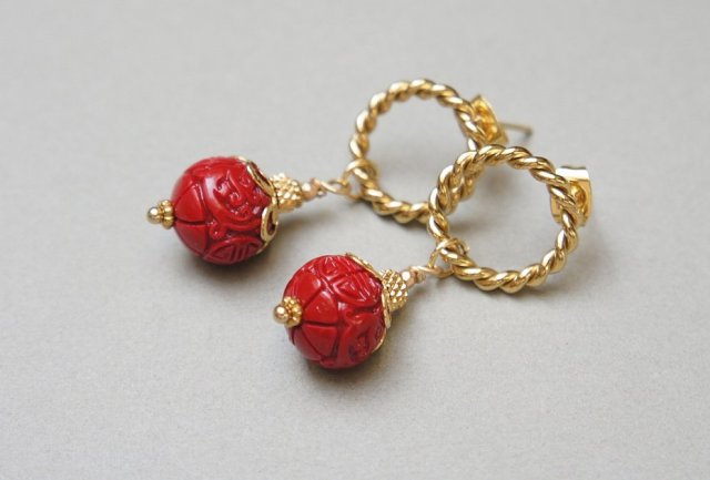 Alloys Collection - Red koral vol. 2 kolczyki